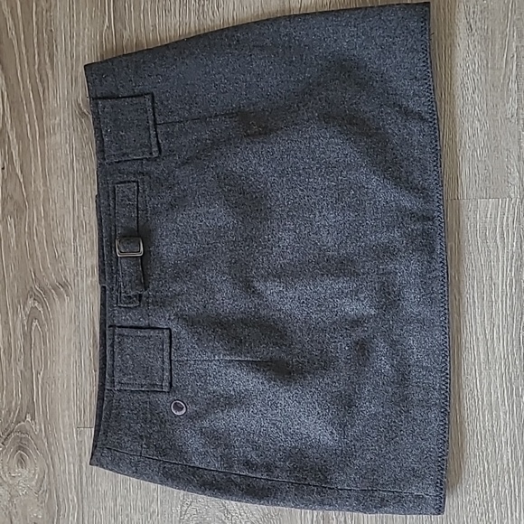 SKHOOP Wool Lined Winter Mini Skirt EUC Sz Small *Scandi Style* - Picture 5 of 12